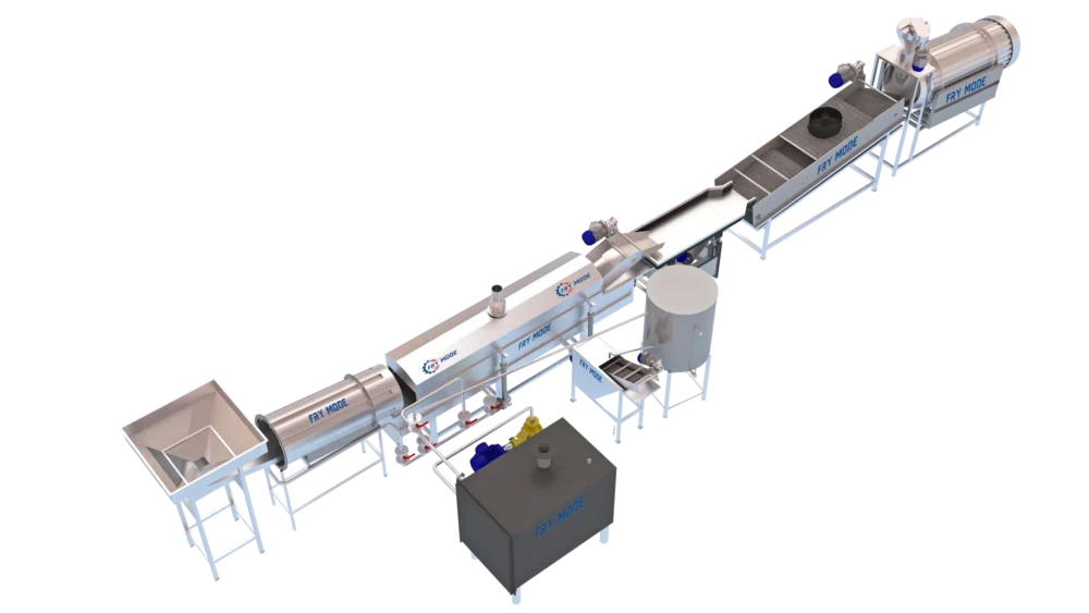 Snacks Pallet Frying Line